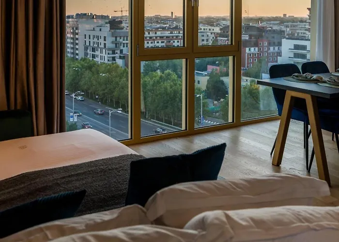 Апартаменти Mido View With Parking And Self Check-in Бухарест